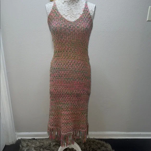 open lace back dress Zara Orange Floral Mini Dress main image 1